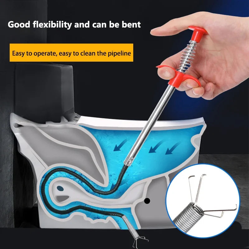 ClogMaster™ 4-Claw Toilet Hair Remover Shopulia