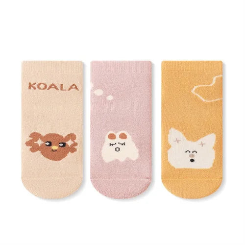 WarmTots™ Non-Slip Baby Socks – 3 Pairs Shopulia