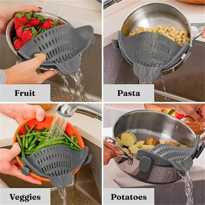 Clip-On™ Adjustable Pot Strainer Shopulia