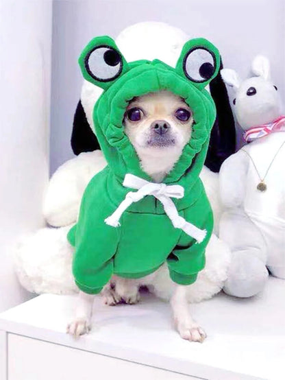 GreenFrog™ Dog Hoodie – Cute Sweater for Small & Medium Dogs Shopulia