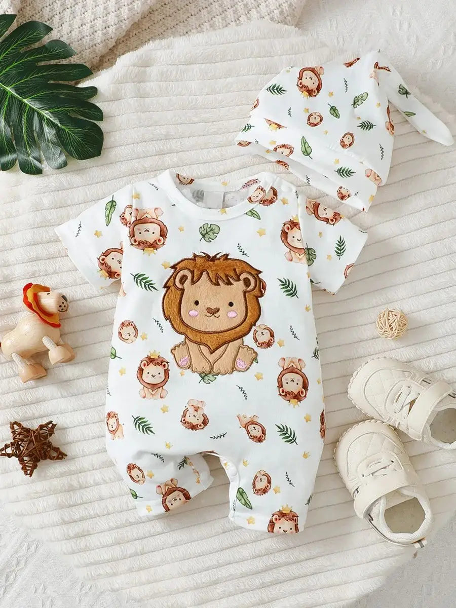 LittleCub™ Baby Boy Lion Outfit Set Shopulia
