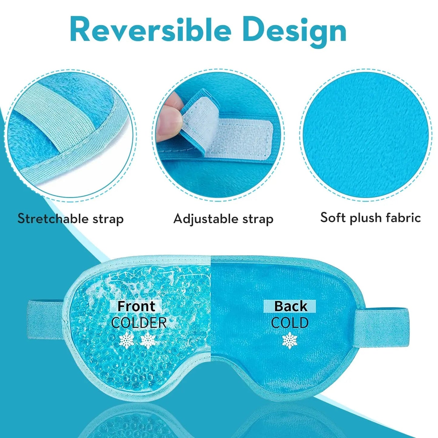 IceRelief™ Eye Mask – Cold Therapy Pads Shopulia