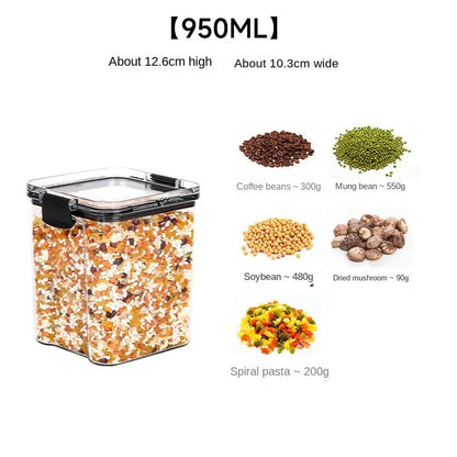 Plastic Kitchen Storage Box – Pasta, Grain & Spice Jar Shopulia