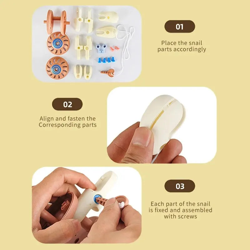 Kids Snail Rope Assembly Toy Shopulia