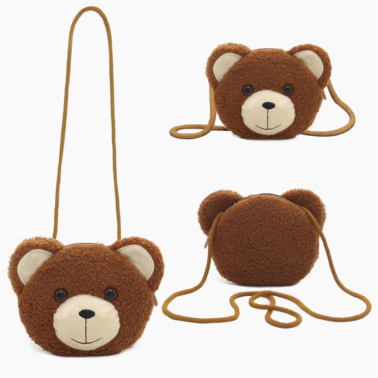 CuddleBear™ Cartoon Plush Crossbody Bag Shopulia
