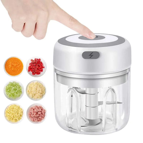 MiniChop™ Wireless Garlic & Veg Crusher Shopulia