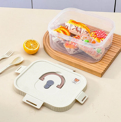 FreshKeep™ Transparent Bread Box with Handle Shopulia