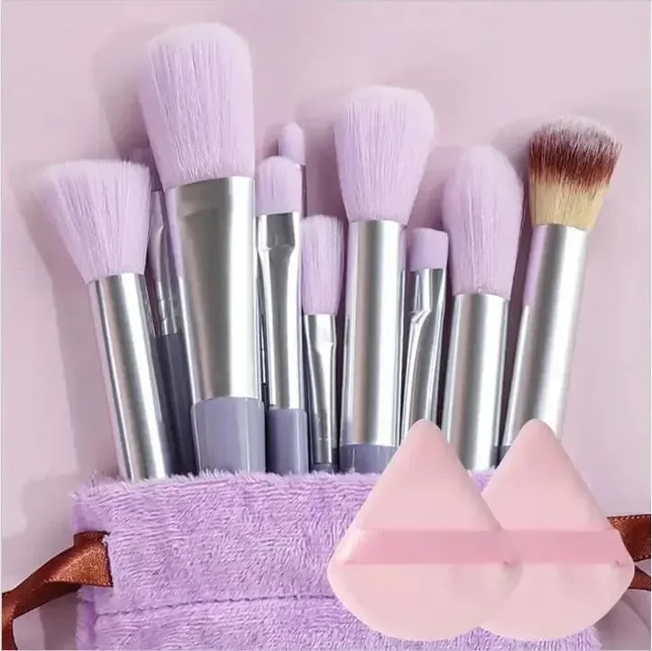 GlamPro™ Soft Fluffy Makeup Brush Set Shopulia