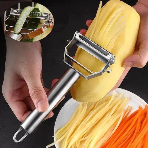 MultiPeel™ Stainless Steel Kitchen Peeler Shopulia