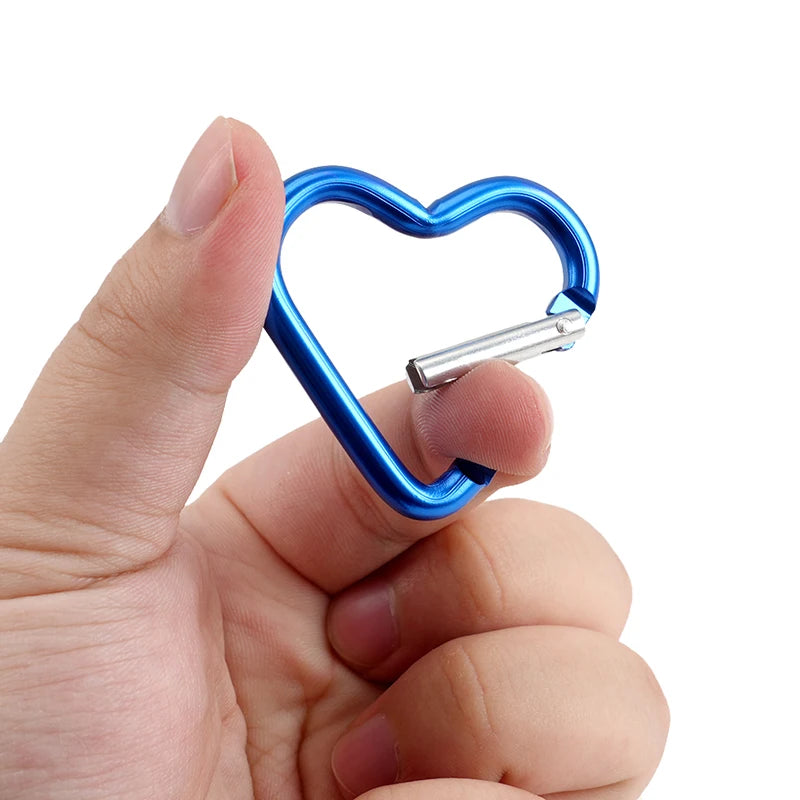Heart-Shaped Carabiner Keychain Hook Shopulia