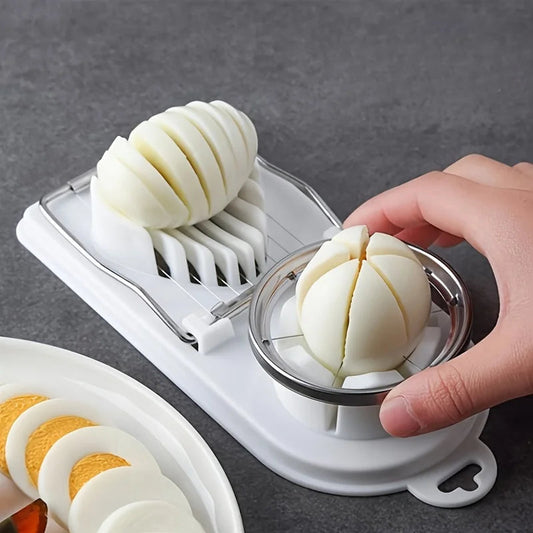 EggPro™ Stainless Steel Egg Slicer Tool Shopulia
