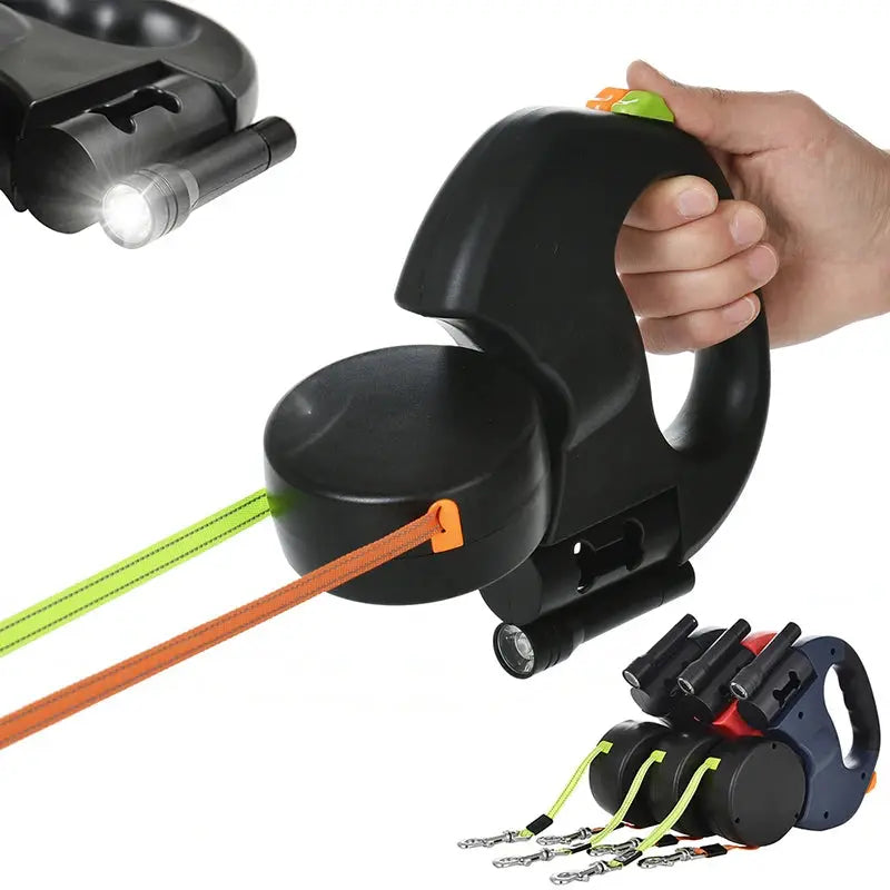 PawLux™ 3M LED Retractable Dog Leash | Shopulia