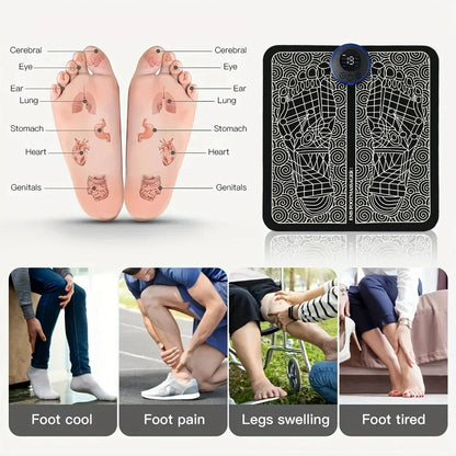 FootEase™ Electric Foot Massager Pad Shopulia