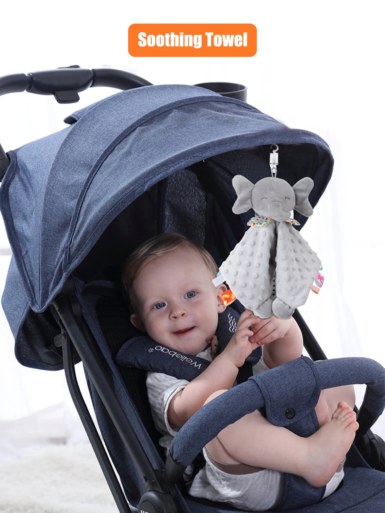 BabyHug™ Security Doll with Teether & Blanket Shopulia