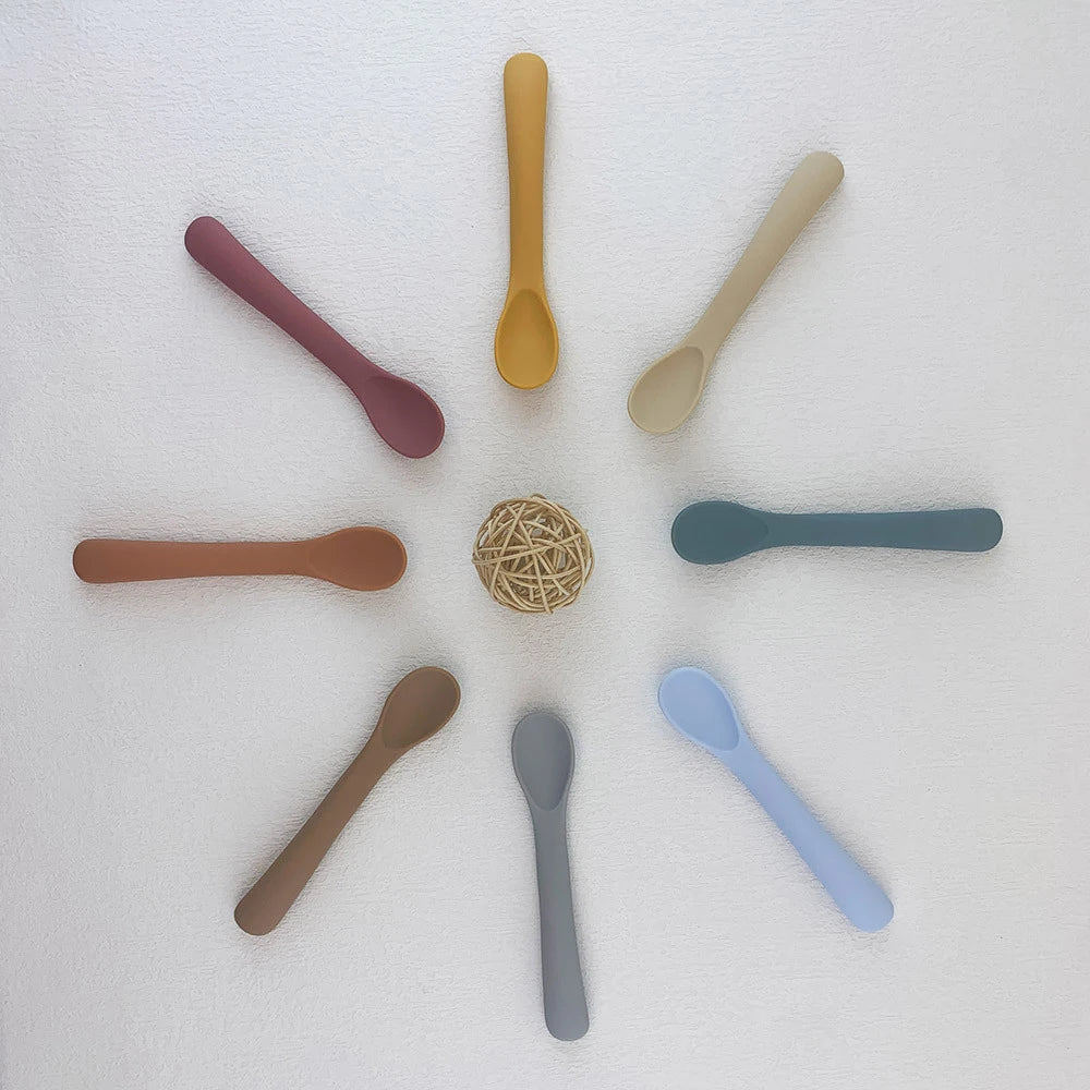 BabySoft™ Silicone Feeding Spoon Shopulia