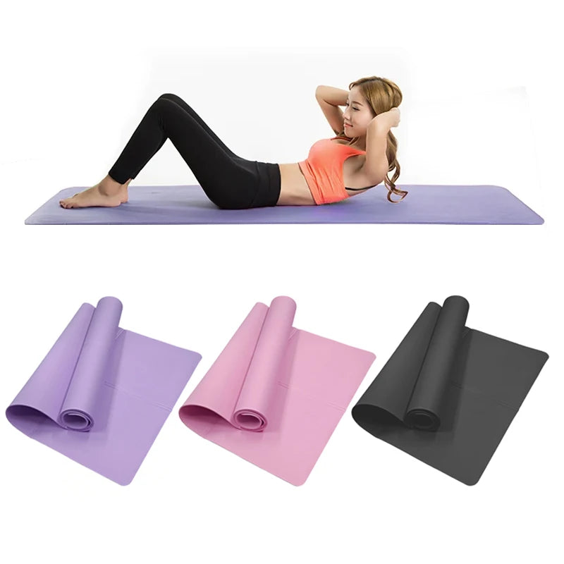 FitFlow™ 4mm Anti-Slip Yoga & Exercise Mat Shopulia
