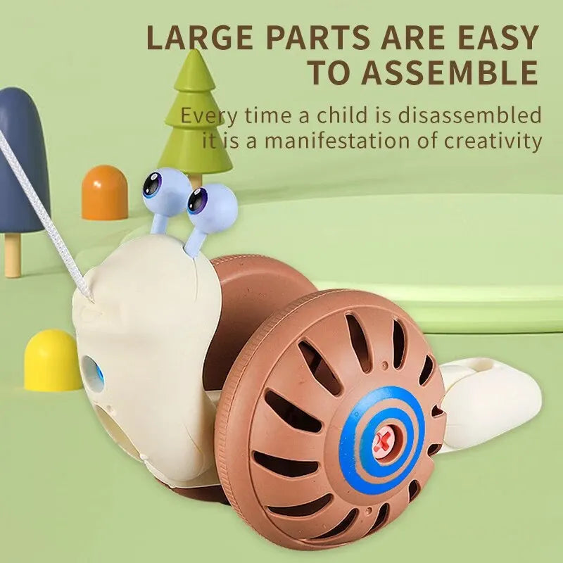 Kids Snail Rope Assembly Toy Shopulia