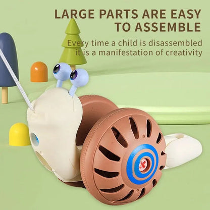 Kids Snail Rope Assembly Toy Shopulia