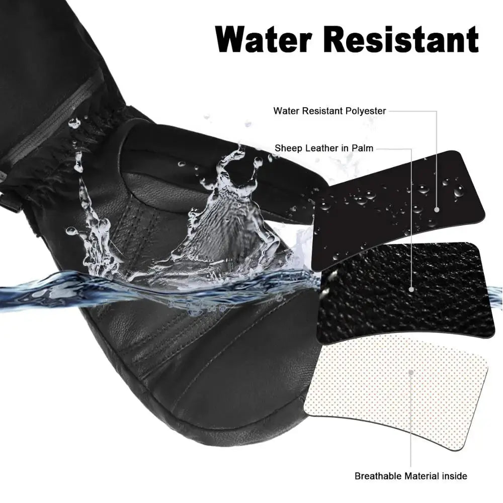 Savior Many Types Mittens Heated Gloves Touch Phone Waterproof Windproof Battery Electric Heated Skiing Gloves Men Women Thermal | Shopulia