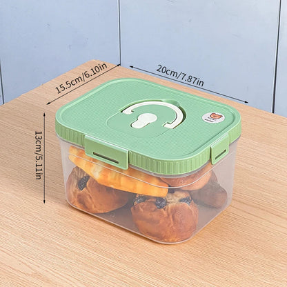 FreshKeep™ Transparent Bread Box with Handle Shopulia