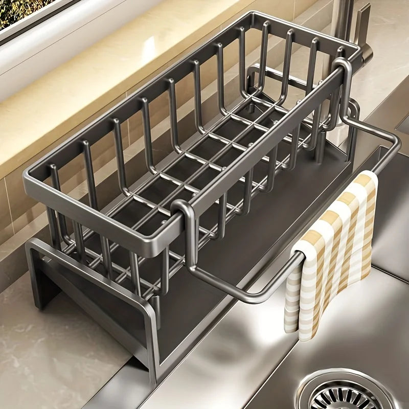 KitchenMate™ 1pc Non-Drip Sink & Shelf Rack Shopulia