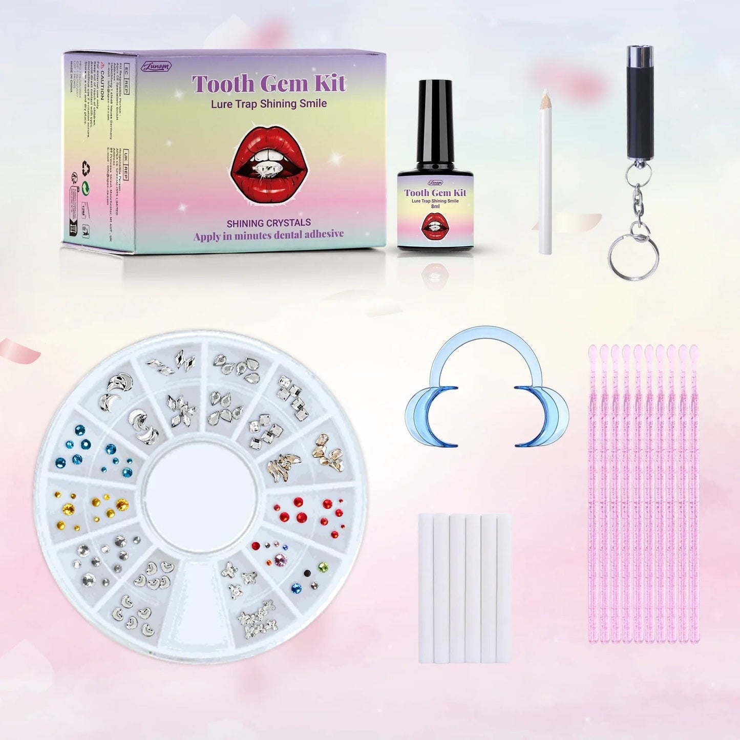 CrystalDent™ Professional Tooth Gem Kit Shopulia