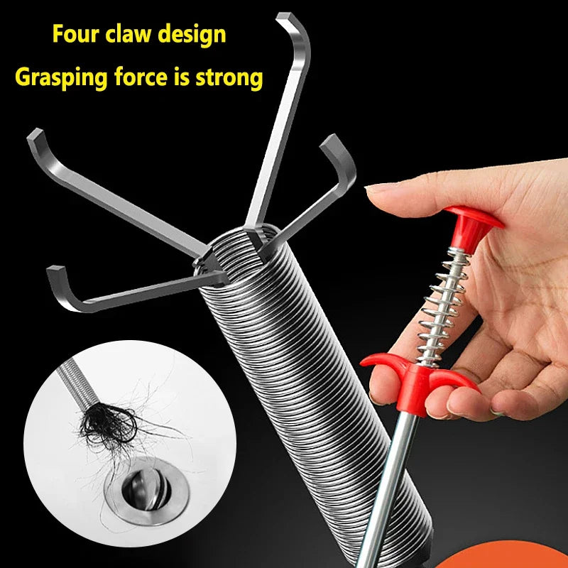 ClogMaster™ 4-Claw Toilet Hair Remover Shopulia