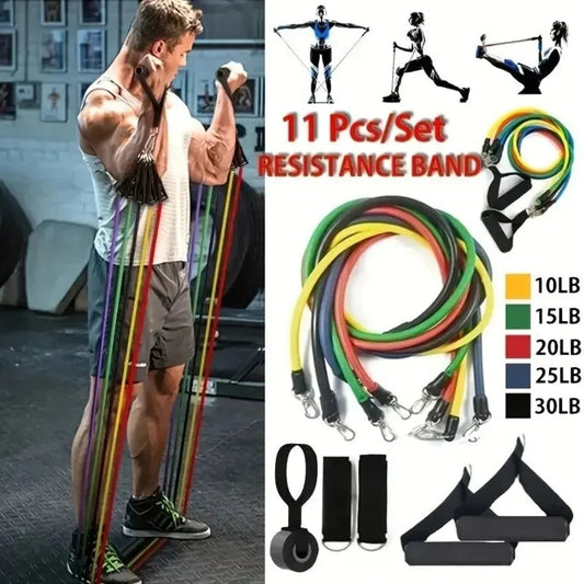 ElasticX™ Full-Body Workout Kit 11pcs Shopulia