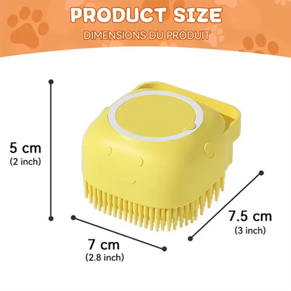 PawSoft™ Silicone Pet Massage Brush Shopulia