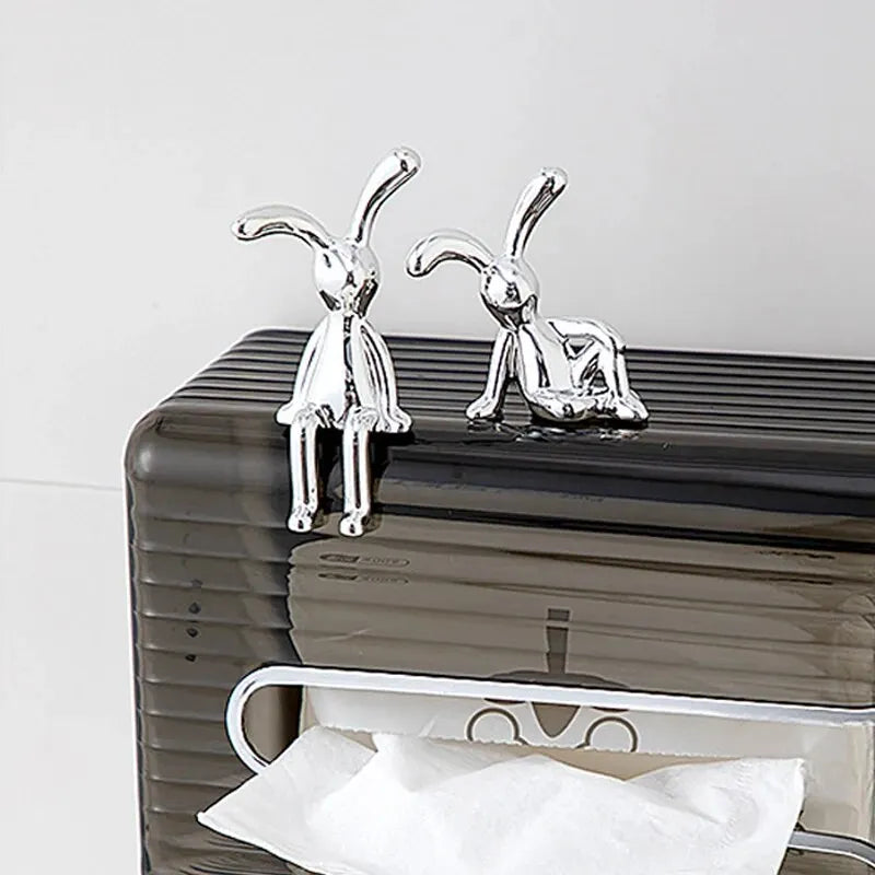 BunnyBuddy™ Long-Eared Rabbit Double Statue Shopulia