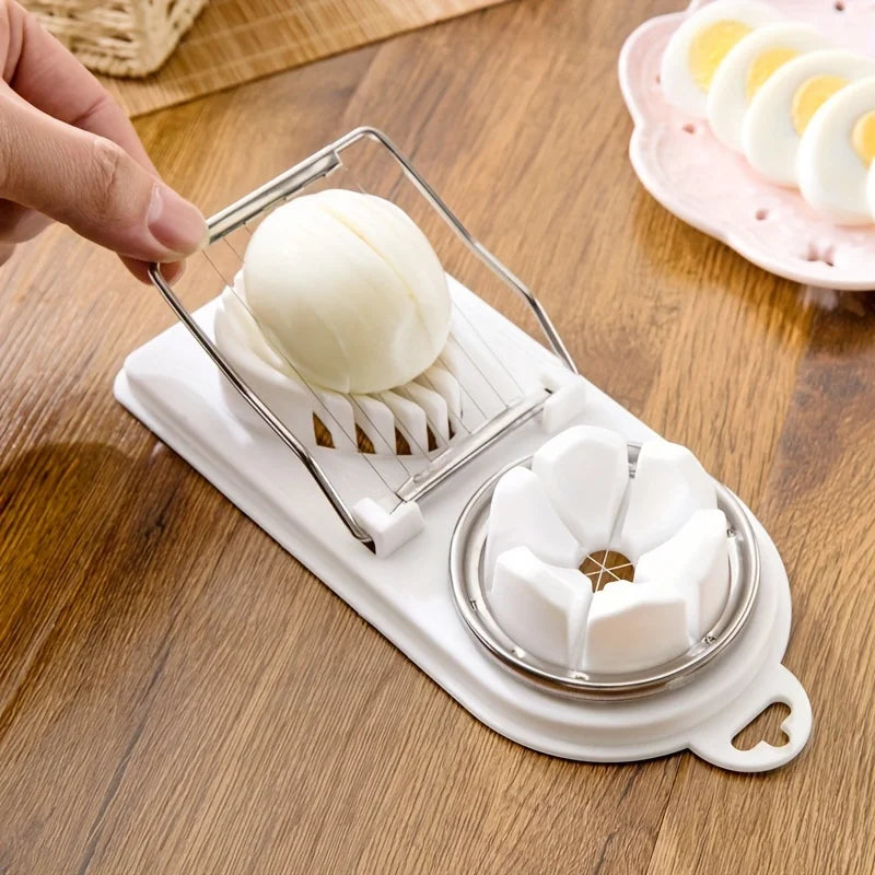 EggPro™ Stainless Steel Egg Slicer Tool Shopulia