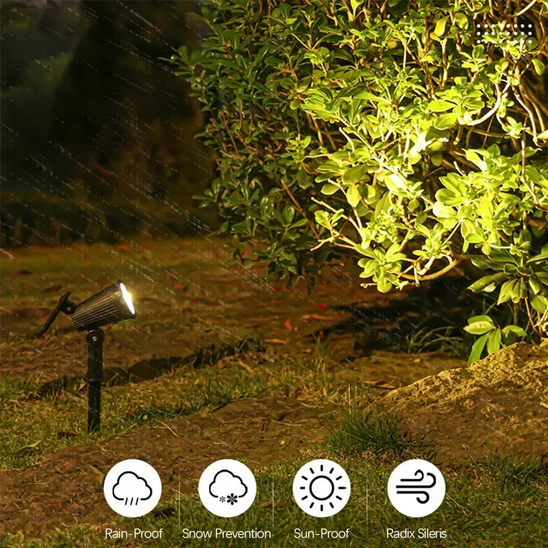 EcoGlow™ Solar Spotlights – 9 LEDs, IP65 Waterproof Shopulia