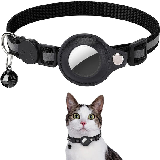 PawSafe™ Cat AirTag Collar with Bell Shopulia