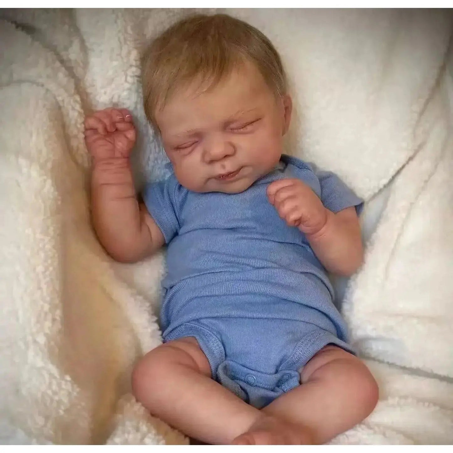 Risbecko 19 inch Already Painted Finished Reborn Baby Doll - Handmade Reborn Preemie Baby Newborn Kids Toy Gift Girl Dolls | Shopulia