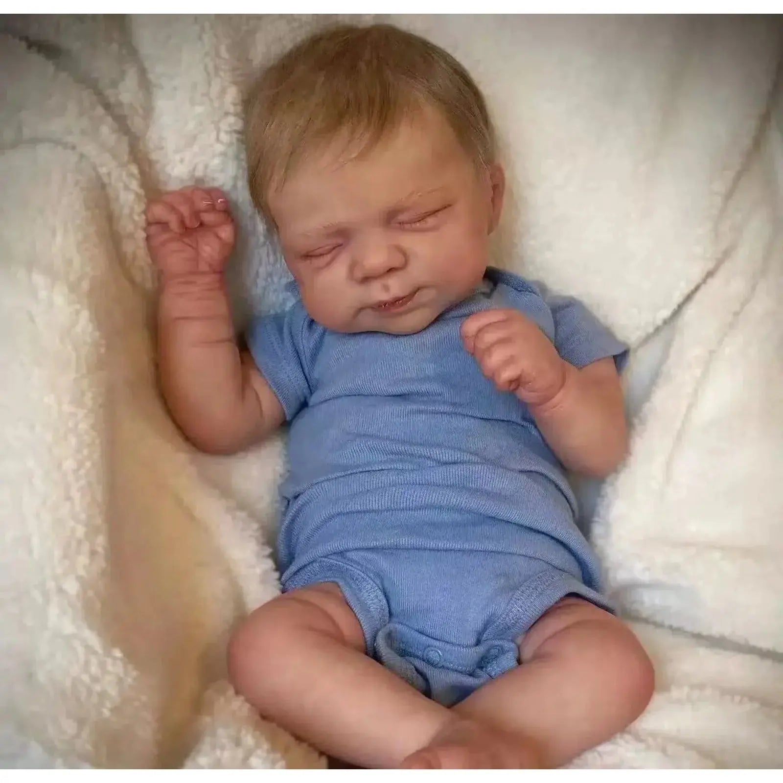 Risbecko 19 inch Already Painted Finished Reborn Baby Doll - Handmade Reborn Preemie Baby Newborn Kids Toy Gift Girl Dolls | Shopulia