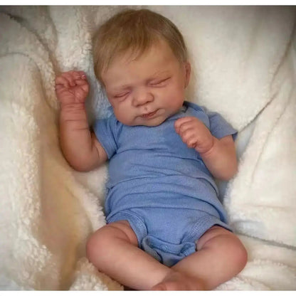 Risbecko 19 inch Already Painted Finished Reborn Baby Doll - Handmade Reborn Preemie Baby Newborn Kids Toy Gift Girl Dolls | Shopulia