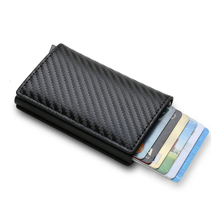 RFID Aluminium Leather Wallet