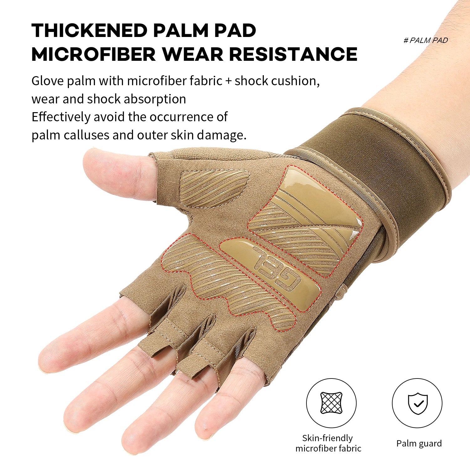 PowerLift™ Weightlifting Gloves Anti-Slip Shopulia