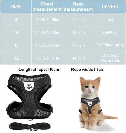 Cat Walking Harness Vest | Shopulia