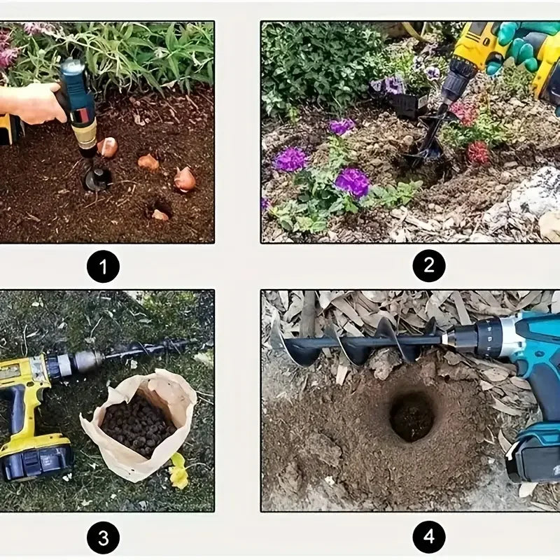 GrowEase™ Bulb & Bedding Plant Drill Bits Shopulia