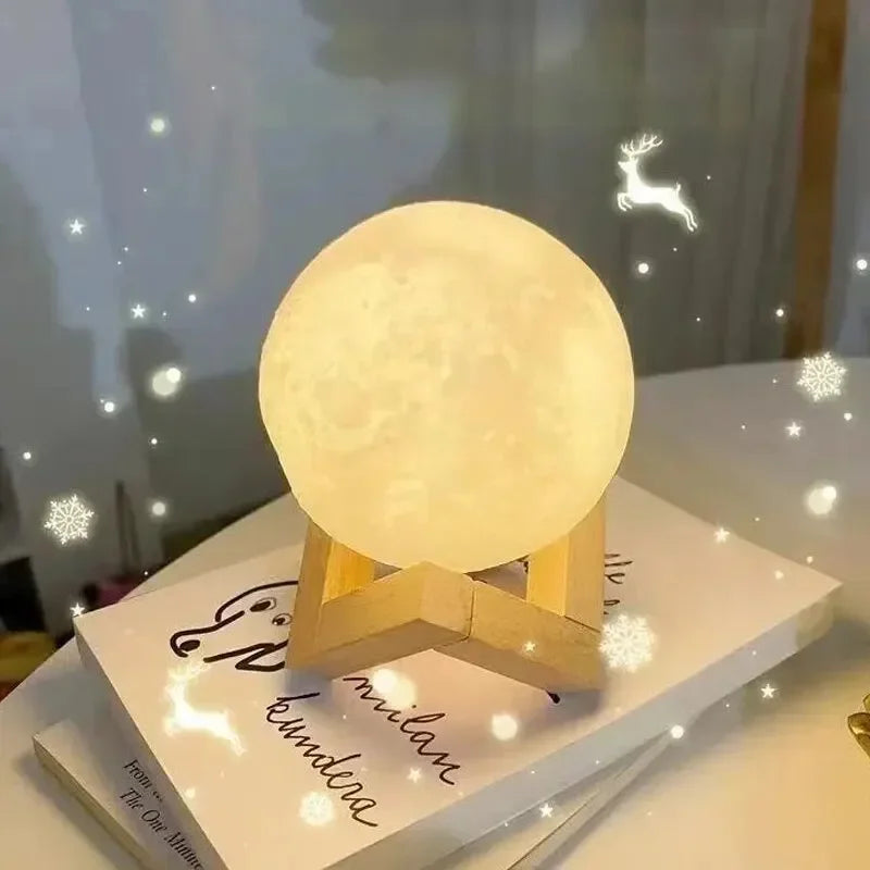 MoonAura™ LED 8cm Night Light – Galaxy Art Lamp Shopulia