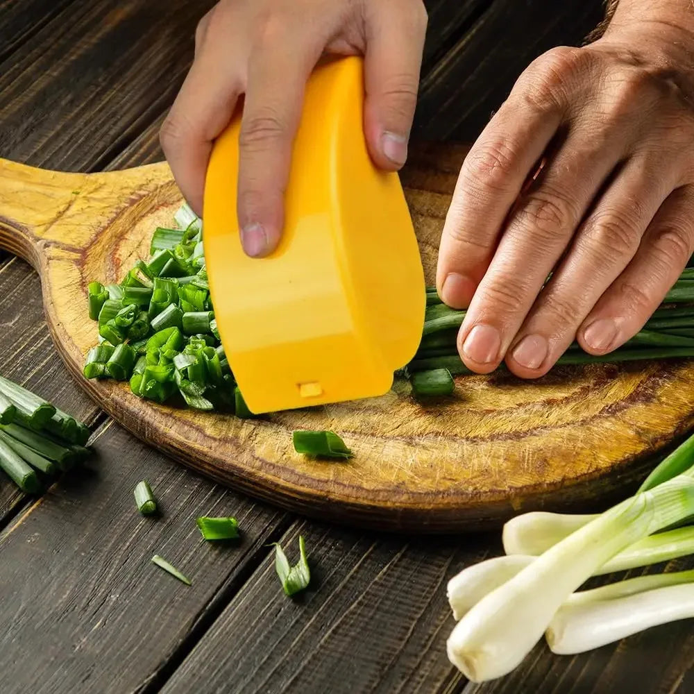 VeggieRoll™ Manual Chopper with 6 Stainless Blades Shopulia