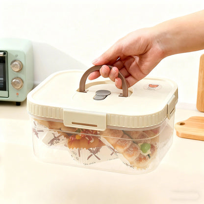 FreshKeep™ Transparent Bread Box with Handle Shopulia
