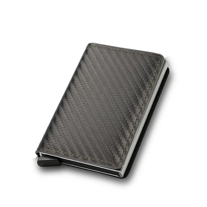 RFID Aluminium Leather Wallet