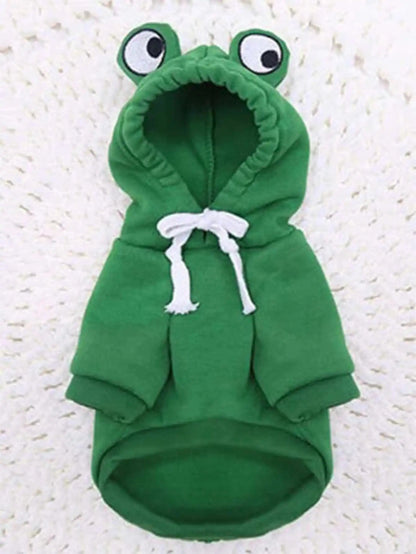 GreenFrog™ Dog Hoodie – Cute Sweater for Small & Medium Dogs Shopulia
