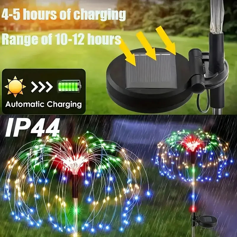 LumiBloom™ Solar Firework Garden Lights Shopulia