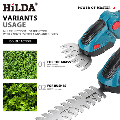 HILDA™ Cordless  Garden Trimmer – Hedge, Shrub & Weeding Tool Shopulia