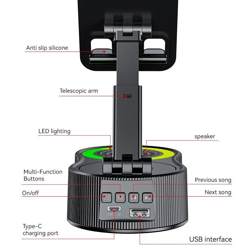 5 in 1 Audio Bluetooth Speaker with Power Bank