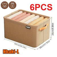 Khaki L 6PCS