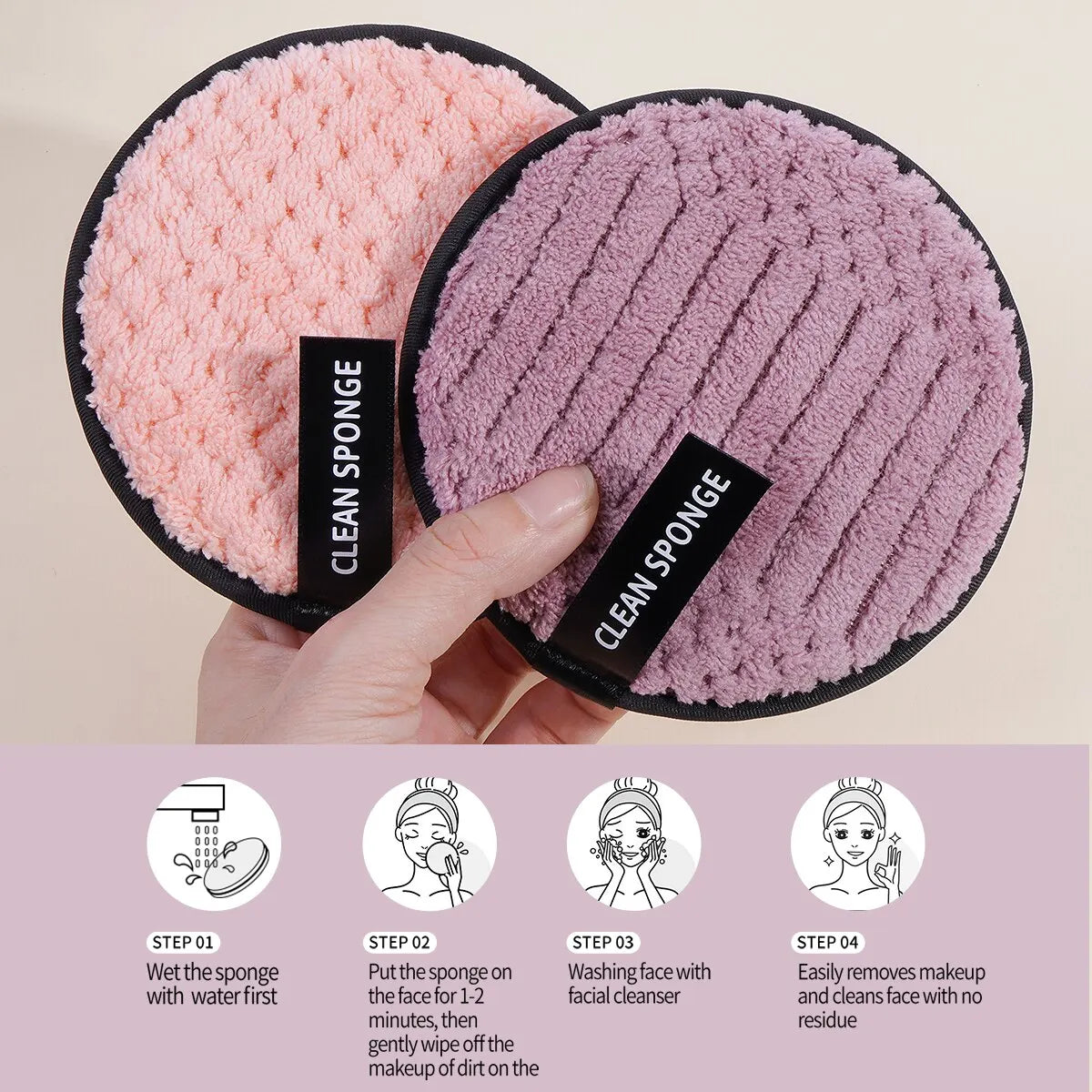 GlowPro™ Soft Facial Makeup Remover Pads Shopulia